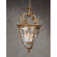 Hand Chased Bronze Lantern