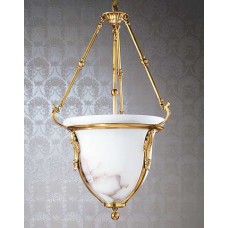 Bronze Pendant with White Alabaster