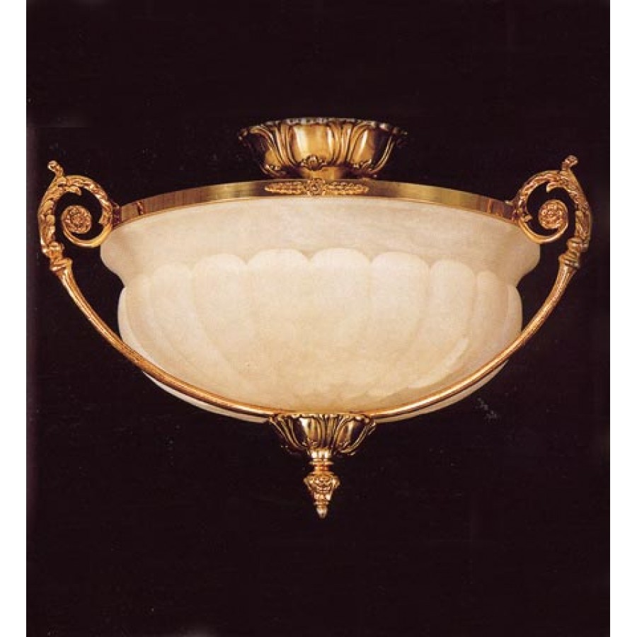 Alabaster flush mount outlet