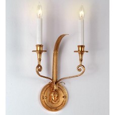 Bronze Wall Sconce Gold Finish