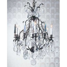 Versailles Chandelier Dressed in Rock Quartz