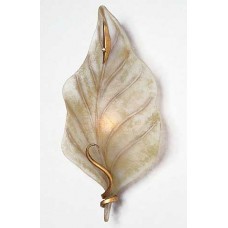 Murano Art Glass And Iron Wall Sconce