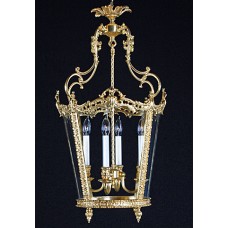 French Lantern with Bent Glass