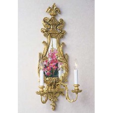 Hand Carved Wood English George III Sconce