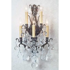 Versailles Sconce with Traditional Crystals