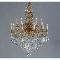 Cast Bronze Chandelier