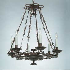 Bronze Sandcast Chandelier