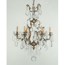 Sand Cast Bronze Chandelier