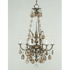 Sand Cast Bronze Chandelier
