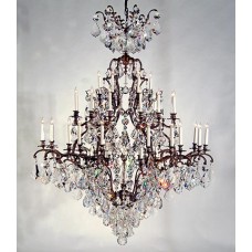 Overscaled Bronze Chandelier