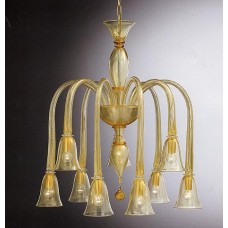 Contemporary Venetian Glass Chandelier