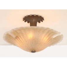 Art Glass Semi Flush Mount