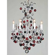 Multi-Color Crystal Chandelier