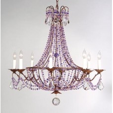 Iron Chandelier with Swarovski