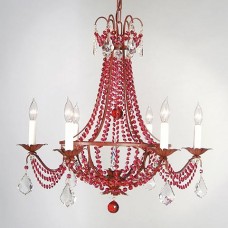 Iron Chandelier with Swarovski