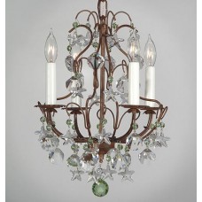 Iron Chandelier with Swarovski Sea Shells