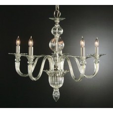 Williamsburg Clear Glass Chandelier