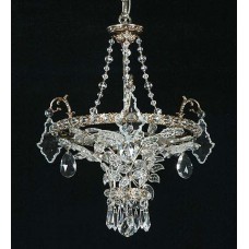 Hand-Crafted Bohemian Crystal Chandelier