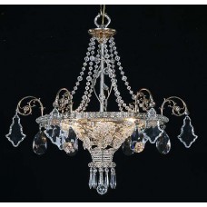 Hand-Crafted Bohemian Crystal Chandelier