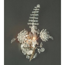 Hand-Crafted Bohemian Crystal Sconce