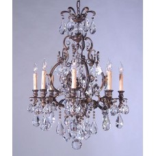 Sand Cast Bronze Chandelier