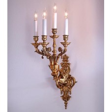 Swan Candelabra Wall Sconce