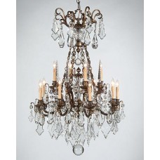 Empire Sand-cast Bronze Chandelier
