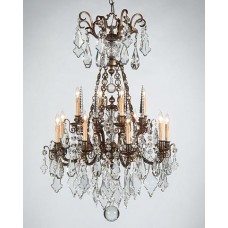 Empire Sand-cast Bronze Chandelier