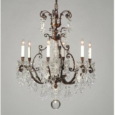 Sandcast Bronze Chandelier