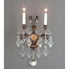 Wall Sconce with Crystal
