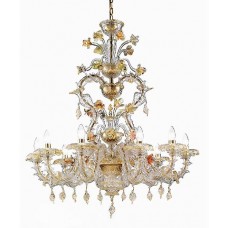 Traditional Venetian Glass Chandelier