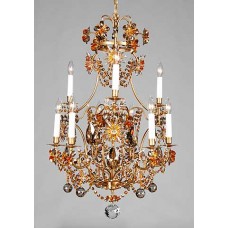 Iron Chandelier with Swarovski